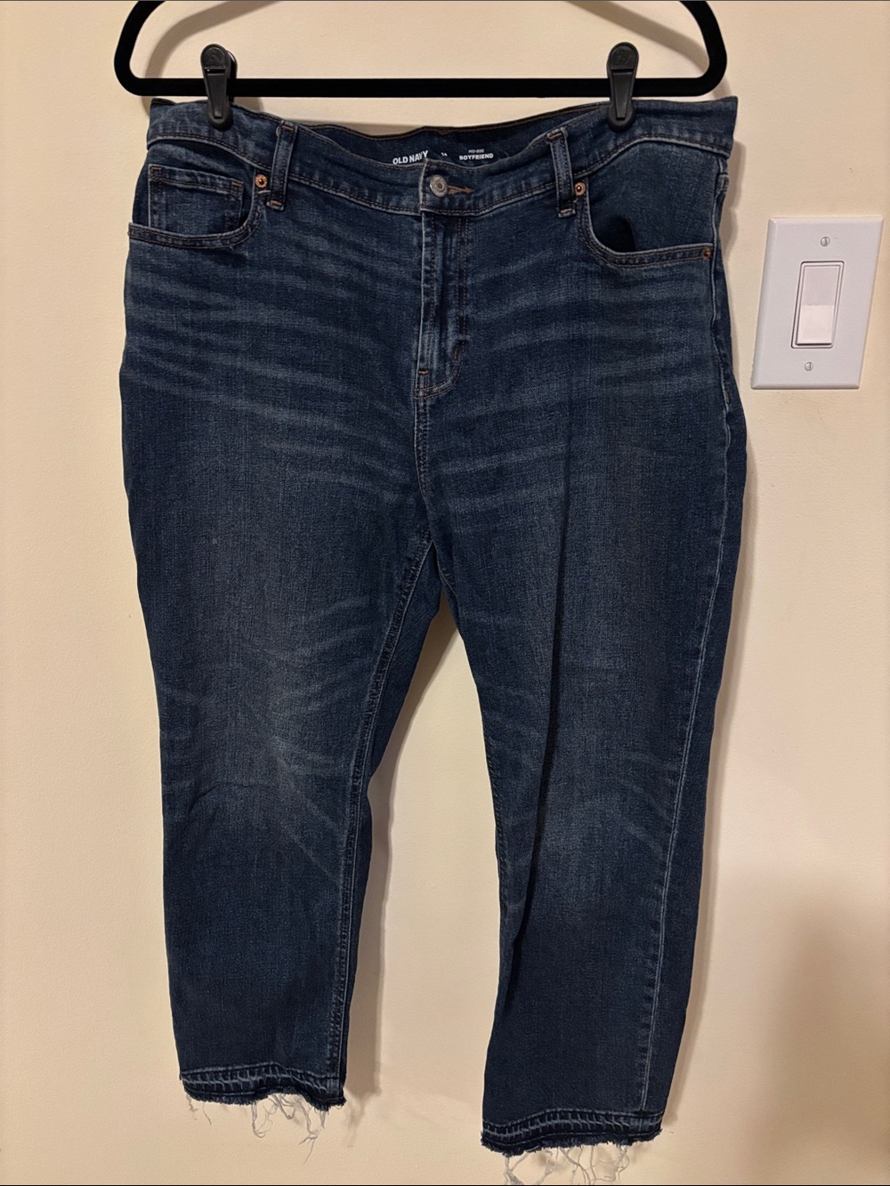 Old Navy Women’s Dark Indigo Relaxed Jeans
